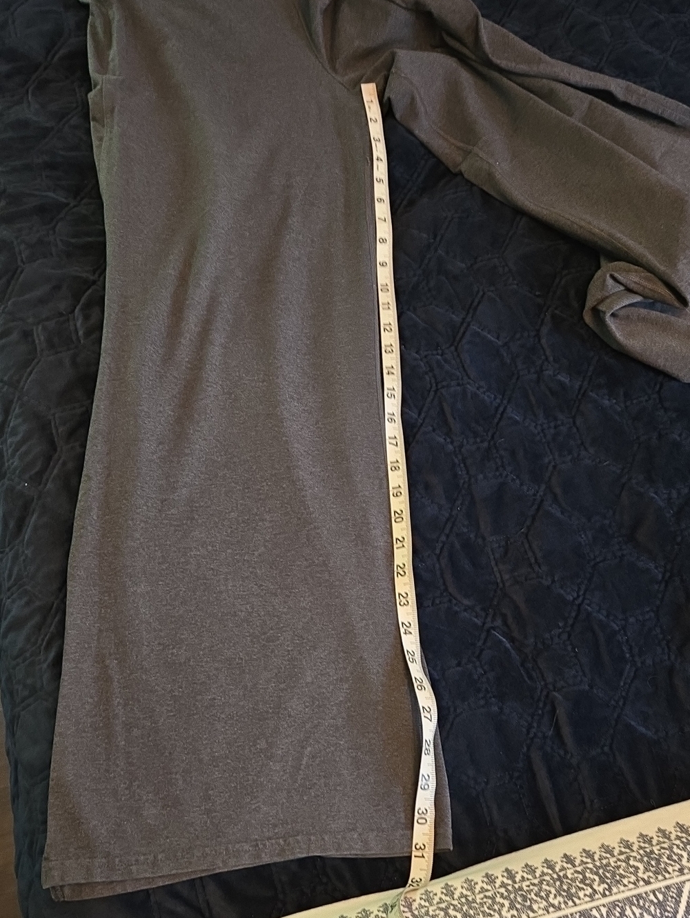 PACT Organic Cotton Airplane Wide Leg Pant in Charcoal Heather - Picture 10 of 11